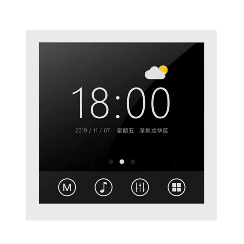 GAN Série X5 de alta resolução capacitiva Touch IPS tela serial, 86 Box Painel, Smart Home, 4"