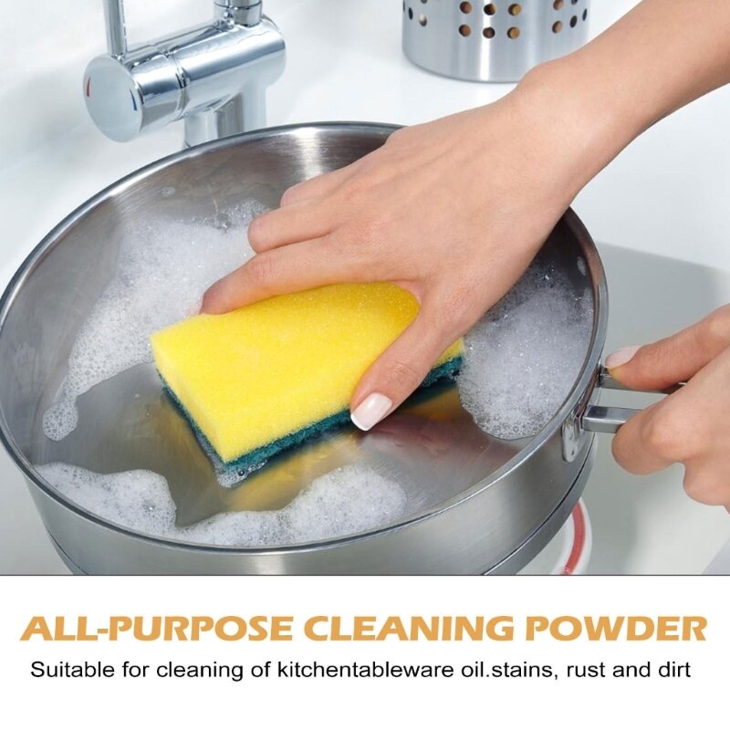 Potente detergente in polvere multiuso per cucina Agente per cucina Forte detergente per sporco pesante Polvere multifunzionale