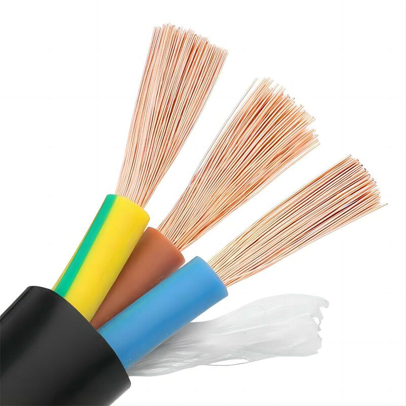 RVV 4CORE  Sheathed Wire Cable Copper Signal Cable Flexible Power Electrical Cable Home Wiring