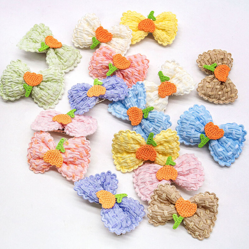 10/20PCS Colors Cute Pet Cat and Dog Hairpin Puppy Embroidered Flower Hair Clips Bow Hair Accessories Pet Dog Product