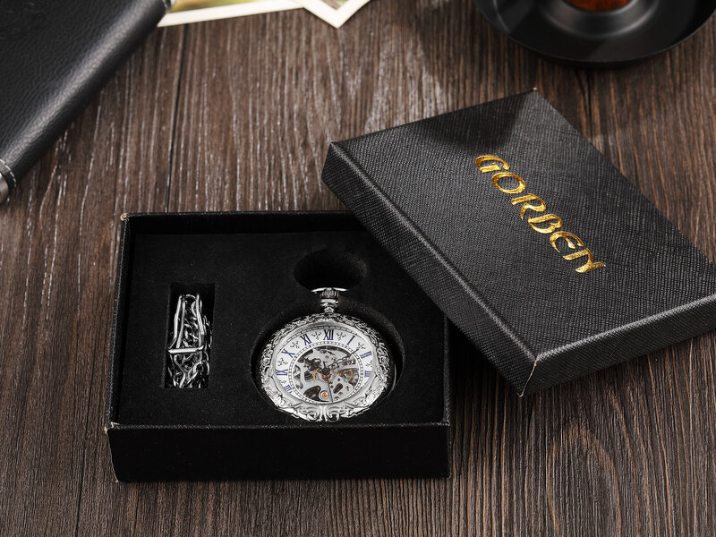 Роскошные серебряные карманные часы с римскими цифрами, цепь для мужчин и женщин, полый винтажный кулон, ожерелье, лучшие подарки для мужчин и женщин
