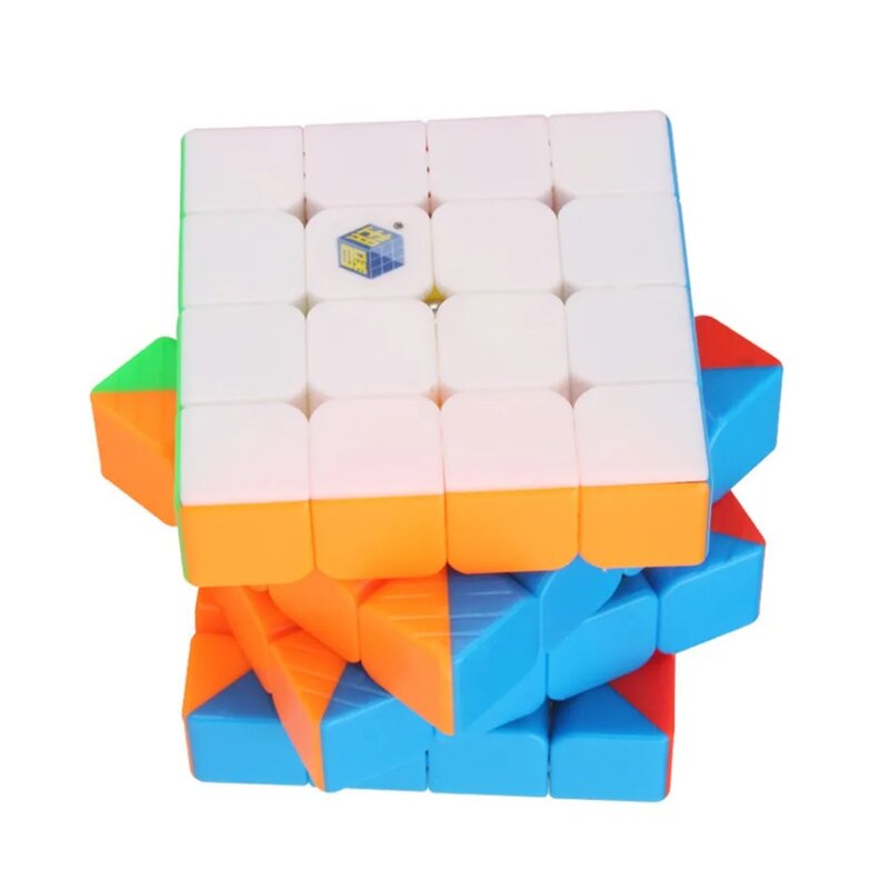 YuXin Black Kirin Magic Cube, Stickerless SpeedCube Puzzle, 4 Camadas, Velocidade 4x4