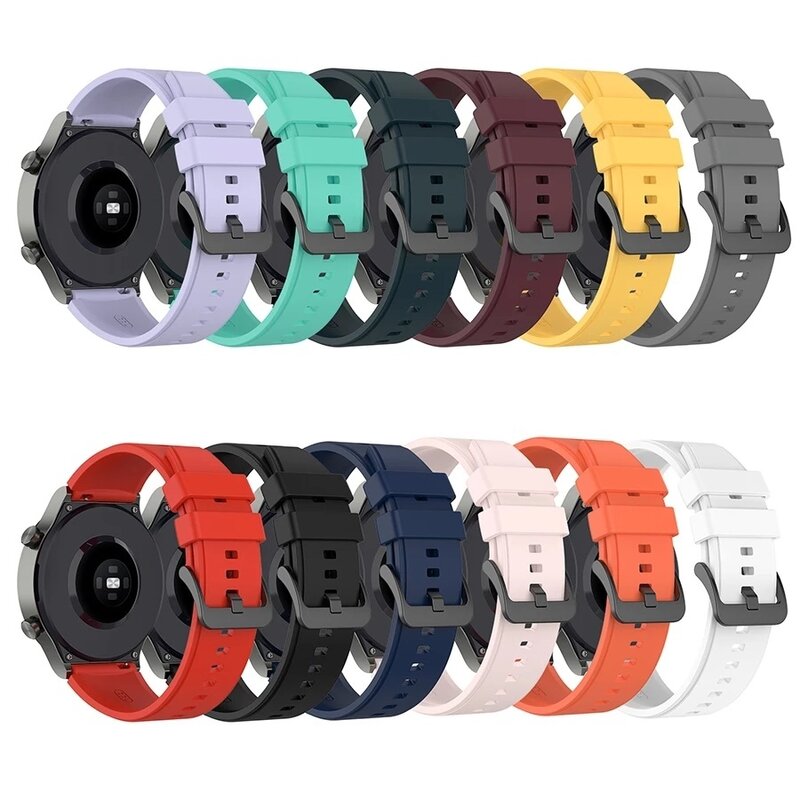 Silicone Watch Band Strap para Xiaomi Mi Watch, Pulseira de Substituição para Mi Watch Color 2, Sports S1 Pro Edition Correa, 22mm