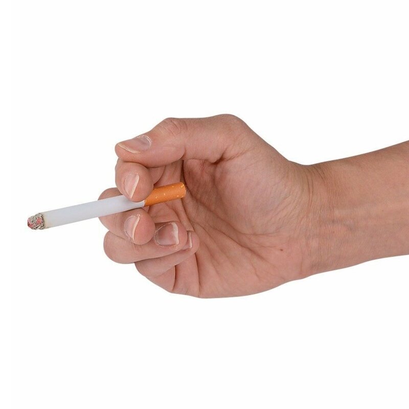 2-częściowa fałszywa zabawka papierosowa dla dzieci i dorosłych Tricky Props Realistyczna zabawka papierosowa Wykonana z papieru Łagodzi stres