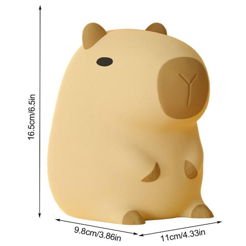 Capybara Night Light Ornament Novelty Rechargeable Valentines Day Gifts for