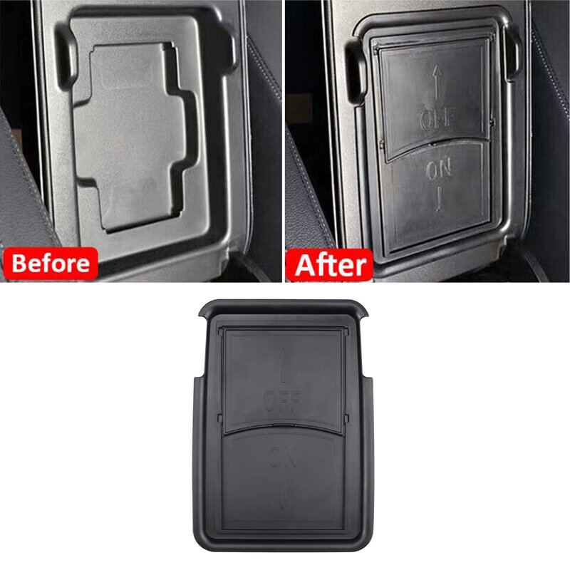 Car Black Center Console Push-Pull Design Armrest Hidden Insert Storage Box Fit For Honda CR-V 2023-2024 ABS