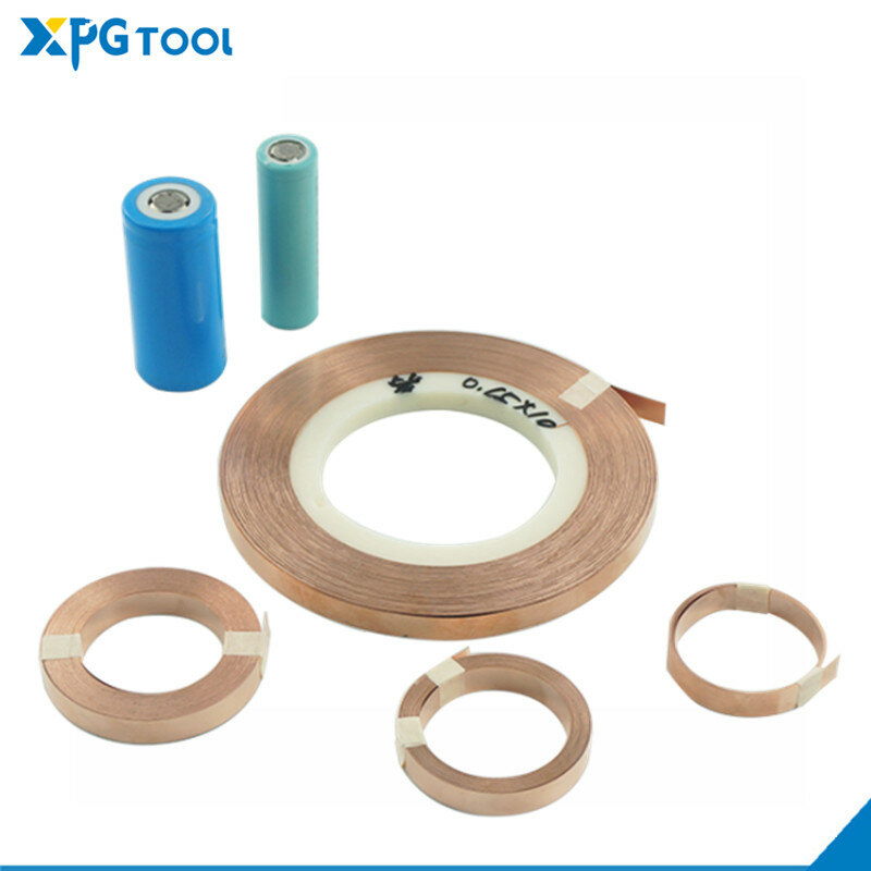 High Purity Red Copper Tape T2 Power Battery Connection Spot Welder Sheet No Punching Large Single Battery Copper Connection