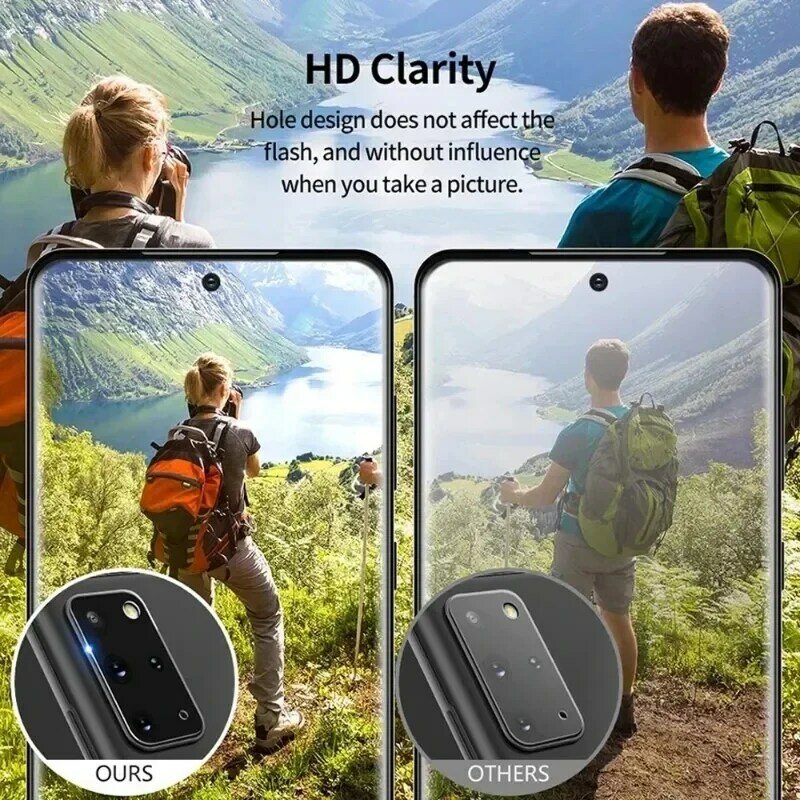 Protector de lente HD para Samsung Galaxy S24 S23 S22 Ultra, película de cámara de teléfono para S21 S20 Ultra FE Plus Note 20 5G S 24 23 22 Note20