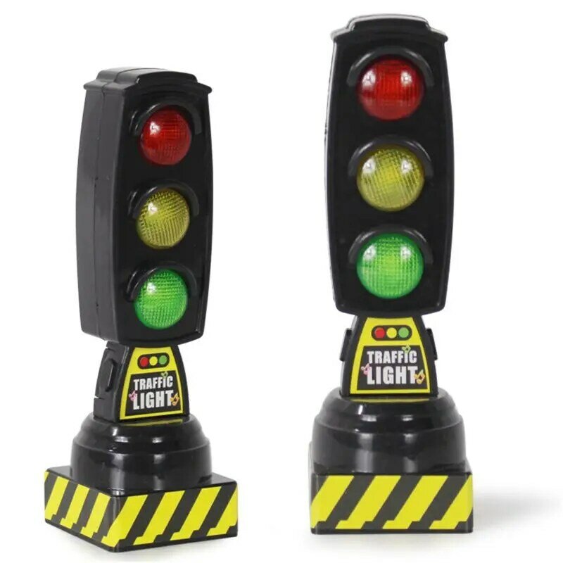 Mainan Stoplight Model Sinyal Baru Anak-anak Mini Lampu Lalu Lintas Portabel Bermain Mainan Meja Pendidikan Permainan Hadiah Terbaik