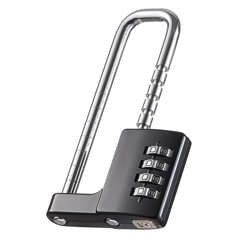 กุญแจล็อคตู้, กุญแจรหัสรหัสล็อกเกอร์ยิมสแตนเลสสตีลกุญแจล็อคแบบยาวปรับได้สำหรับโรงเรียนยิม