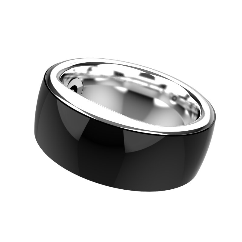 Creatief Ontwerp Keramische Elektronische Digitale Azan Herinnering Slimme Bluetooth Zikir Ring