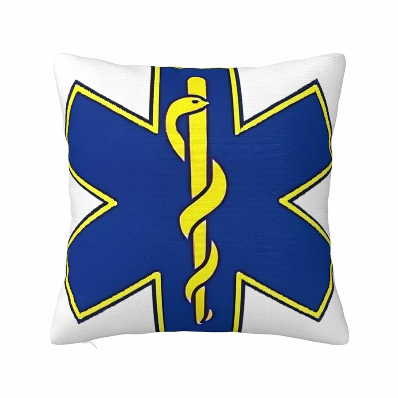 EMT Emergency Ambulance Square Pillow Case for Sofa Throw Pillow