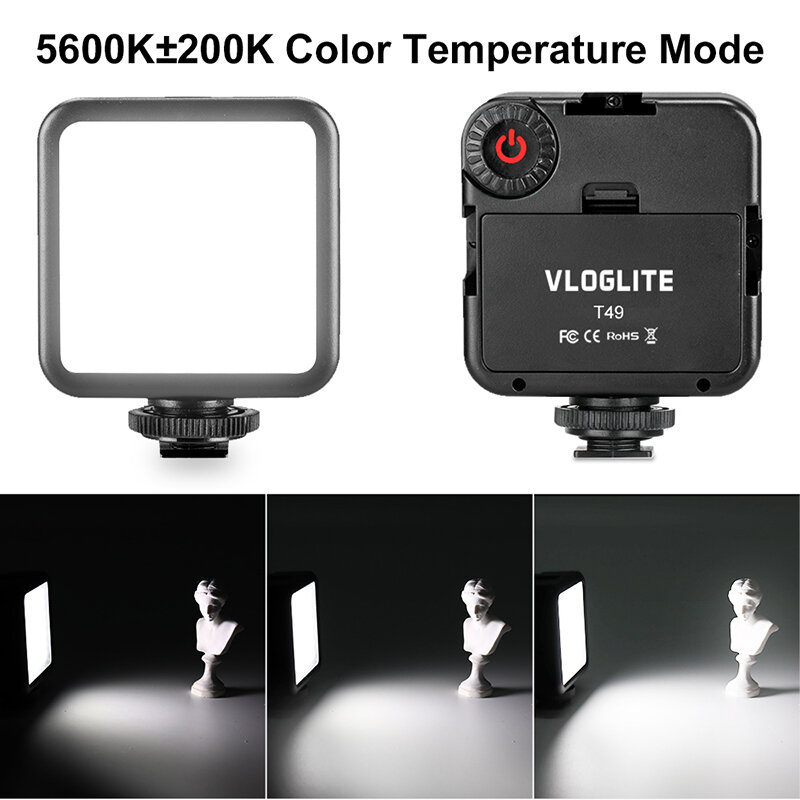 AKIMID-Amizade Modelo Bolso Fill Light, Mini Celular Ao Vivo, Câmera T49LED, Beleza Luz