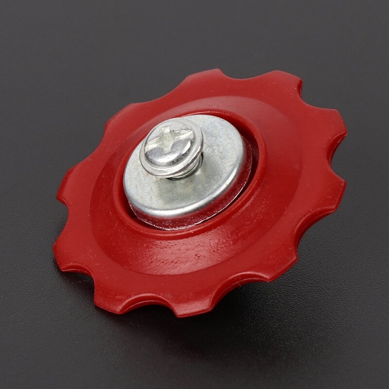 Bicycles 10T Rear Derailleur Roller Wheel Bearing Pulley Guide Wheel Mountain Road Bike Guide Pulleys Easy to Use