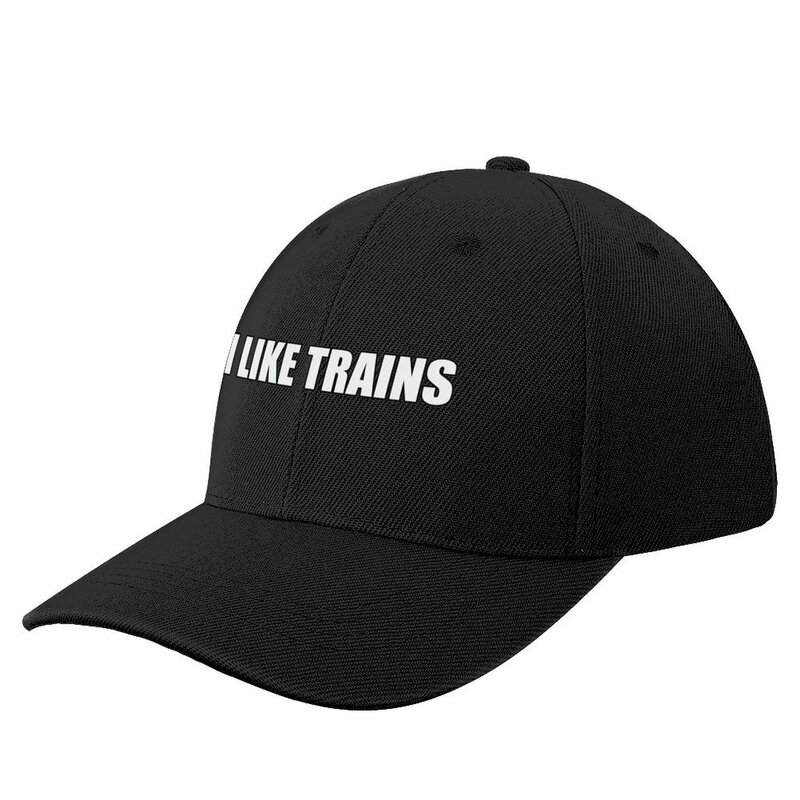 I Like Train gorra de béisbol para hombre y mujer, gorro esponjoso negro para montañismo