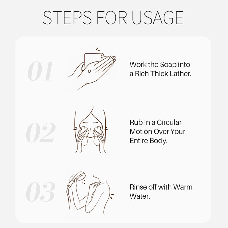 Lanthome-Barra de jabón blanqueador con vitamina E para el cuidado de la piel, Kit que limpia la piel, reduce el acné, mejora los poros, suave, hecho a mano