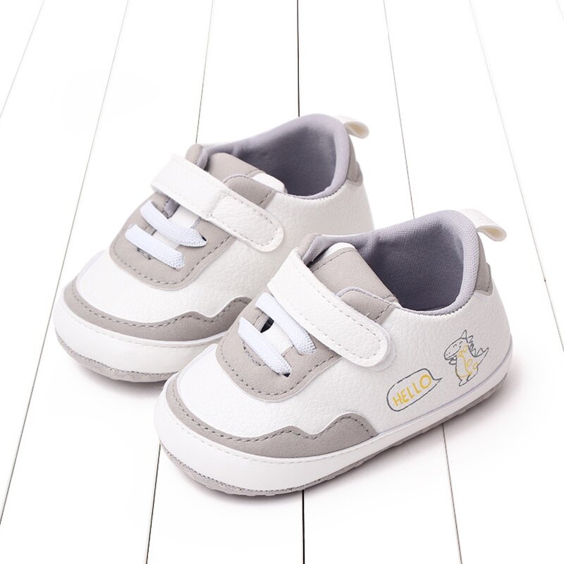 Zapatos informales para bebés de 0 a 12 meses, zapatillas de cuna antideslizantes de suela suave para primeros pasos