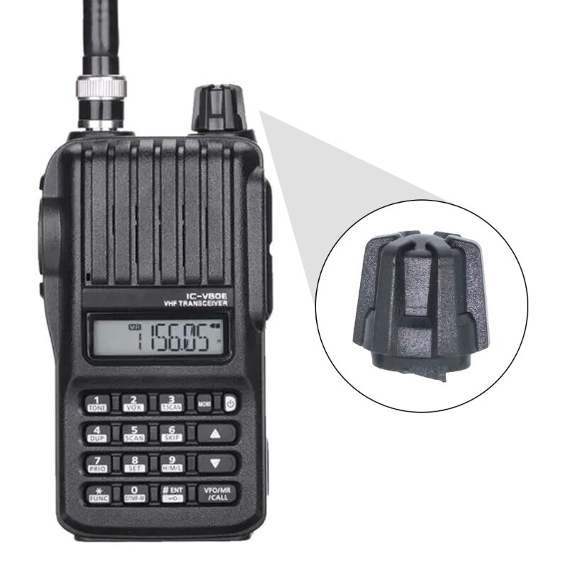 Pokrętło regulacji głośności dla ręcznego radiotelefonu IcomIC-V80 z przyciskiem Cap Walkie Talkie Dropship