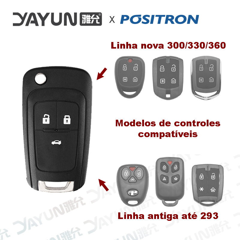 JUHUI – clé de couteau modifiée Chevrolet GM-03R Positron Flex, boutons d'alarme, nouvelle et ancienne ligne jusqu'à 293, 300, 330, 360, livraison gratuite