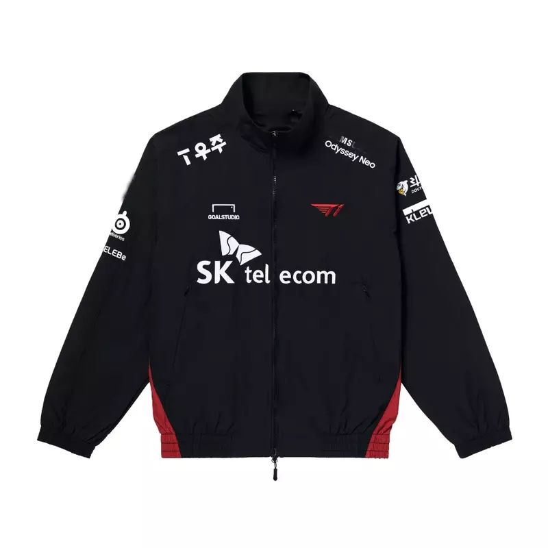 T1 jaket seragam musim semi resmi LCK S13 LOL Legends Jack FAKER pria dan wanita, atasan mode ukuran besar 2023