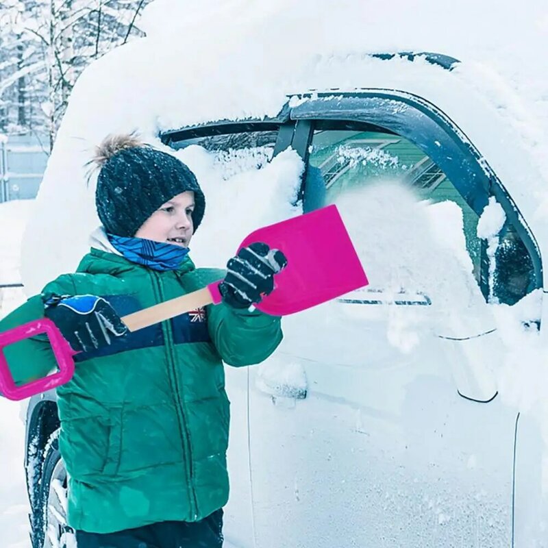 Зимняя фотография для детей родитель-ребенок Интерактивная фотография снега для строительства снежных замки с длинной ручкой для мальчиков