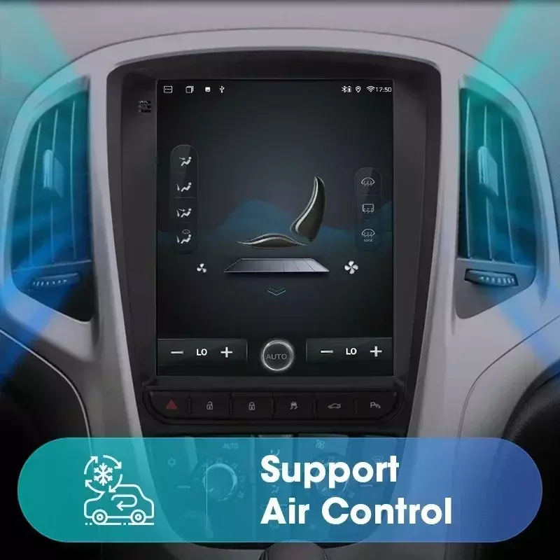 Srnubi-Autoradio pour Opel Astra J SachBuick Verano, Android 12.0, vidéo de limitation, 2Din, 4G, WiFi, Carplay, unité principale, 2009-2015
