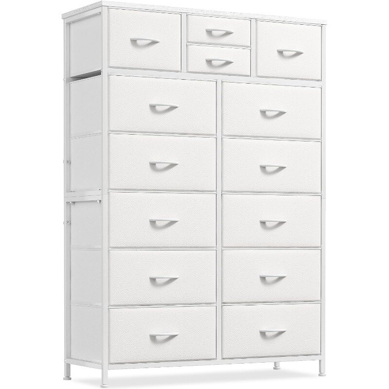 Tall Dresser, Dresser for Bedroom with 14 Drawers, Tall Bedroom Dresser for Bedroom, Large Fabric Dresser