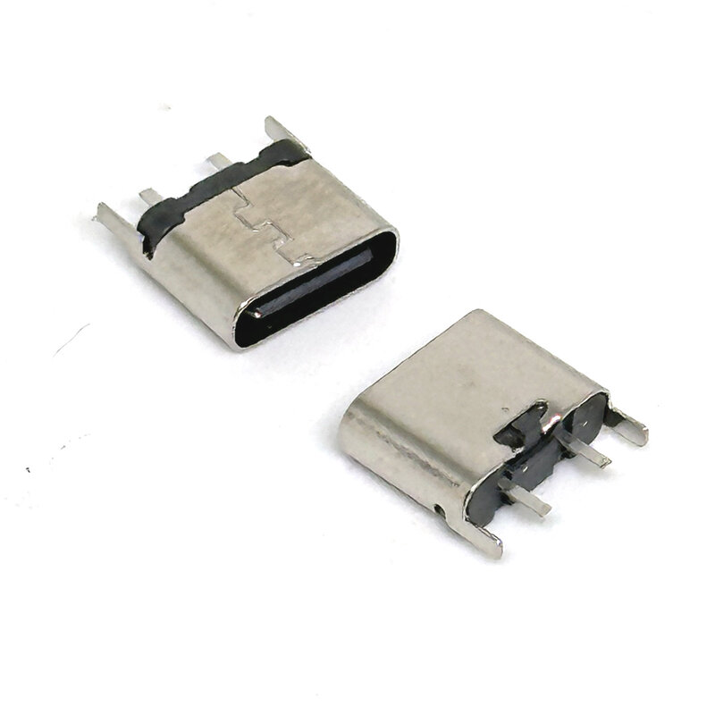 Connecteur USB 3.1 Type C à 2 Broches, Prise Femelle SMD DIP pour PCB, Courant ÉWer, Port de Charge, Transfert de Données