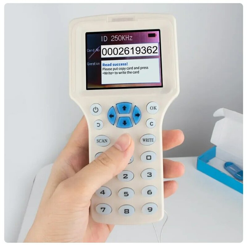 NFC 스마트 카드 리더 라이터 복사기, 125K 13.56MHz RFID 복사기, USB Fob 프로그래머, 복사 암호화 키 복제기, 10 주파수