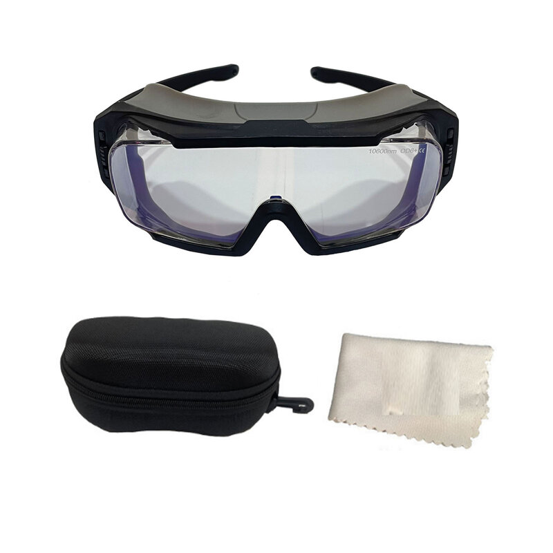 Gafas protectoras láser para pierna extraíble, lentes de marcado láser, 1 piezas, 10600nm, OD6 + CE