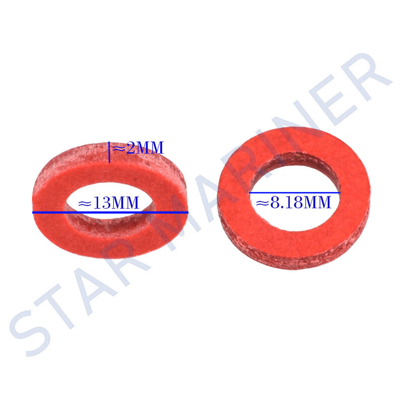 332-60006-0 Gasket Segel Merah Casing Bawah untuk Motor Luar Yamaha YMH 332-60006 332-60006-00 Suku Cadang Mesin Perahu