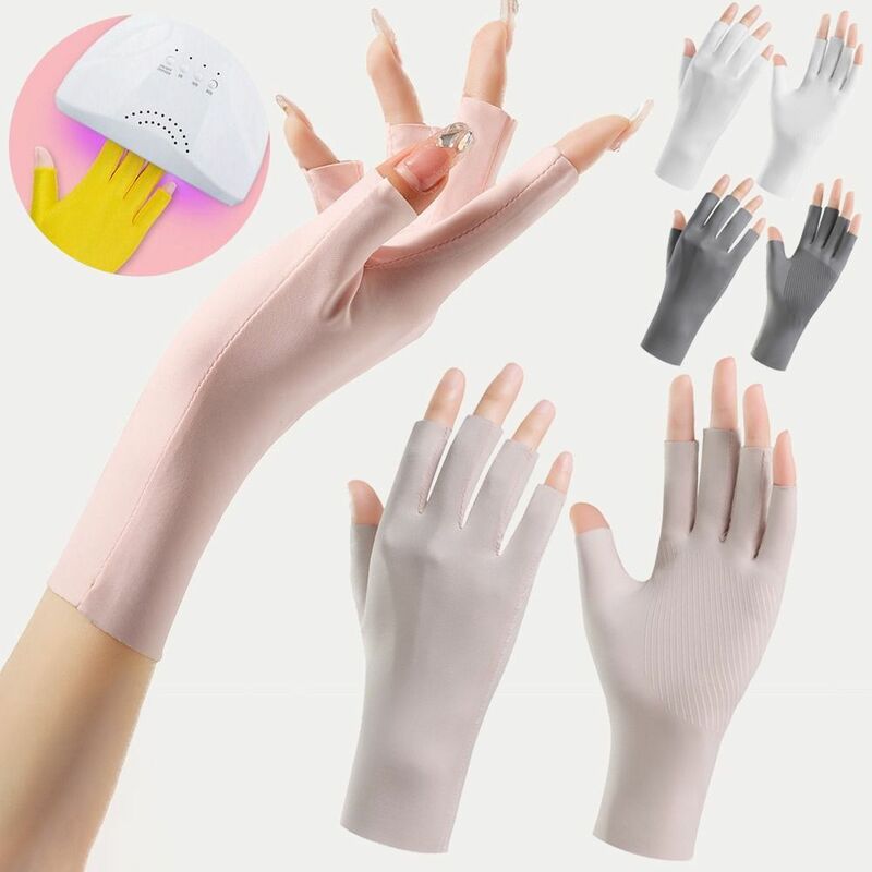 Sonnenschutz handschuhe mit hoher Elastizität Atmungsaktiv ität Nagel-UV-Schutz Nagellack handschuhe strahlungs sicher schützen die Finger haut