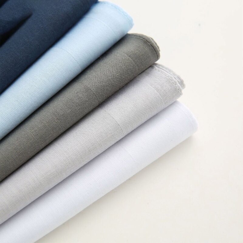 Lenço bolso elegante para homens, lenços cor sólida, 16 16 polegadas, bandana F3MD