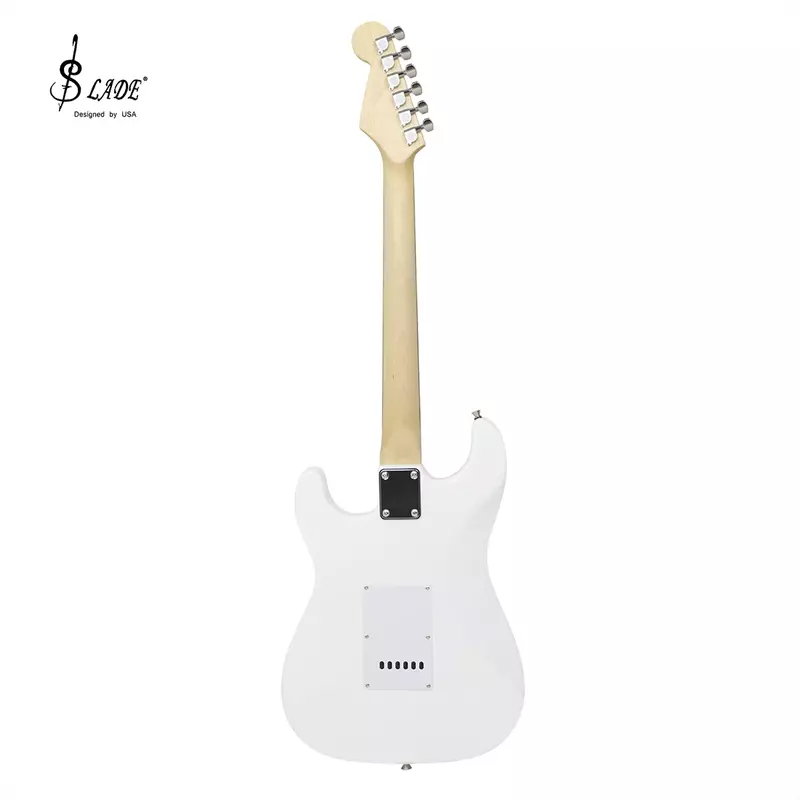 SLADE New 39 Inch Electric Guitar 6 Strings 22 Frets ST Electric Guitar Set Rosewood Fingerboards Electric Guitar with Amplifier