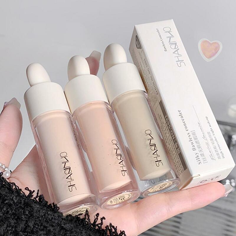 Facial Traceless Concealer Covers Acne Marks Dark Circles Even Skin Tone Moisturizing Hydrating High Coverage Concealer