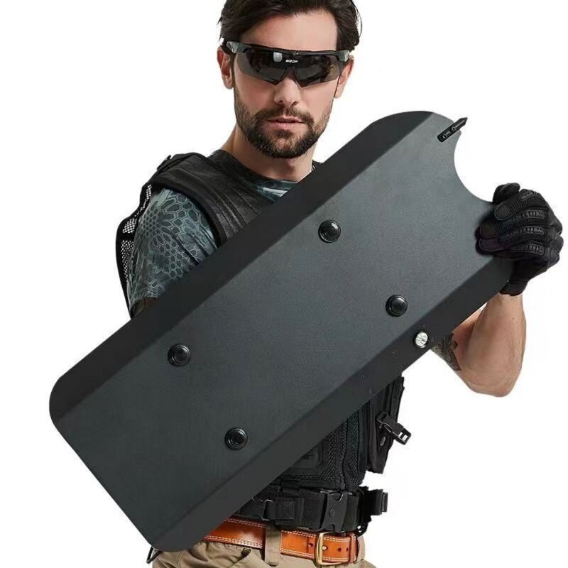 Self defense Hand-held Shield Aluminium Alloy Riot Prevention Patrol Tactical Protection Training High Quality Security Shield