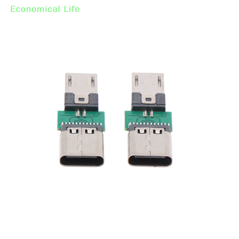 USB tipo C fêmea para micro adaptador USB macho, carregador conector