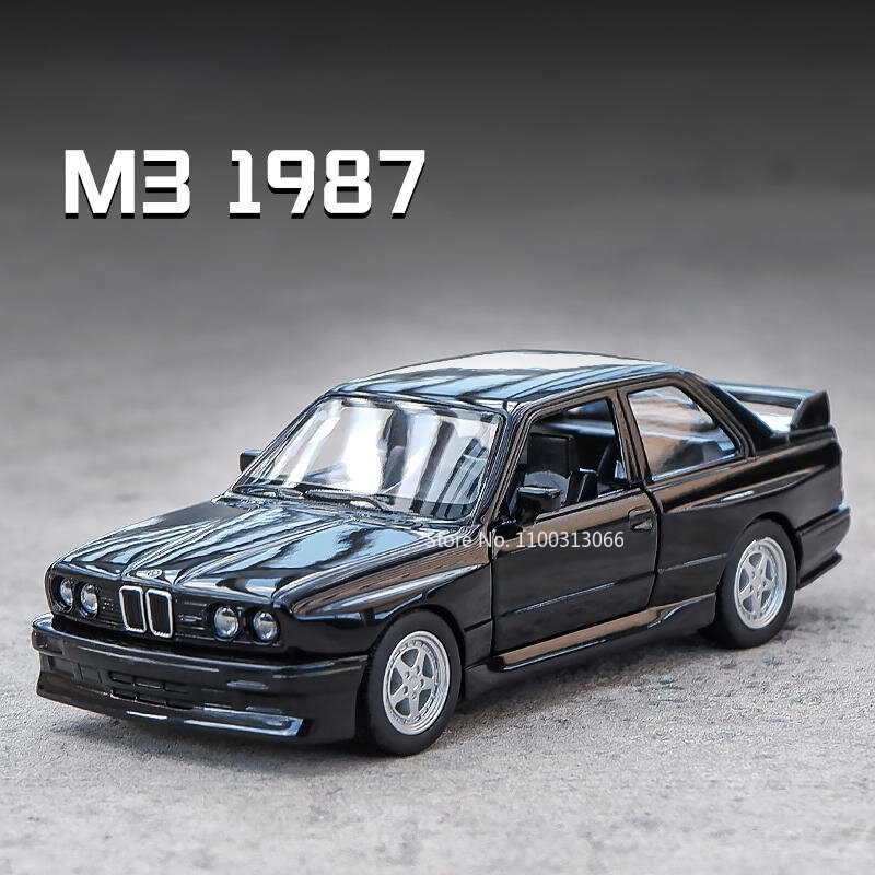 Modèle de voiture en alliage métallique pour enfants, 1:36, Audi Qufresh 1980, Porsche 911 Turbo, BMW M3, Diecasts, Super dehors Vehicles, Cadeaux d'anniversaire pour enfants
