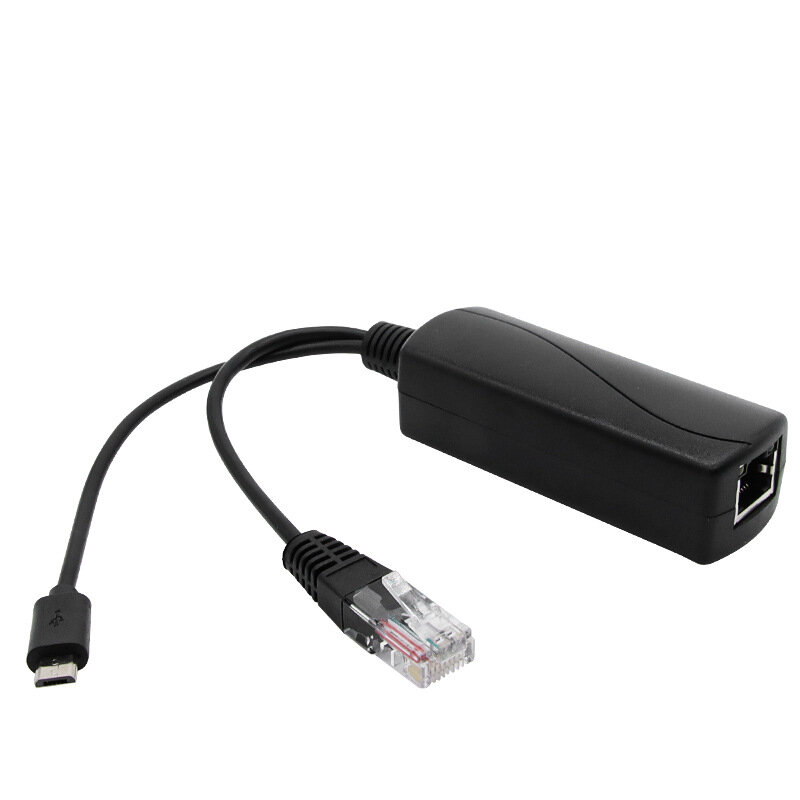 POE Splitter 5v POE USb Tpye-C Power Over Ethernet 48V To 5V Active POE Splitter Micro USB Tpye-C Plug for Raspberry Pi