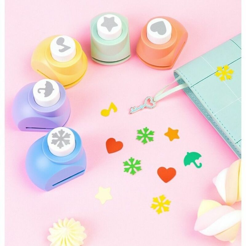 Mini DIY Hole Puncher Cute Light-hearted Paper-cut Mini Paper Puncher Light Weight Handmade Knurling Tool Kindergarten