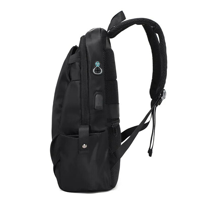 Solid Color Backpack Men and Women with The Same New Student Schoolbag Large Capacity Travel Simple Backpack Wholesale