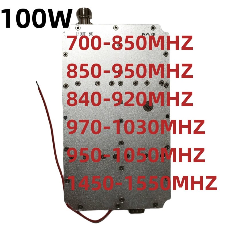 Amplifier daya tinggi 100W 700-850MHZ Connector 940-920MHZ 950-1050MHZ konektor tipe N