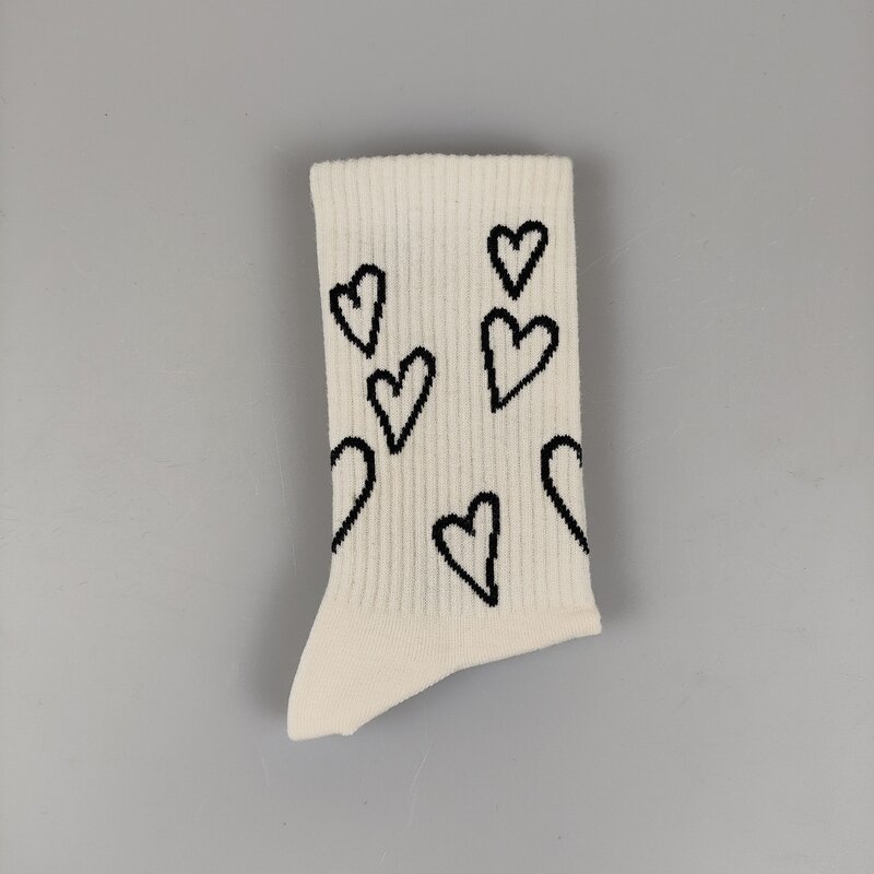 Letter Heart Home Training Bicycle Long Short Athletic Adult Ankle Socks Hyperbole Big Size Naughty  Indoor High Quality Winter