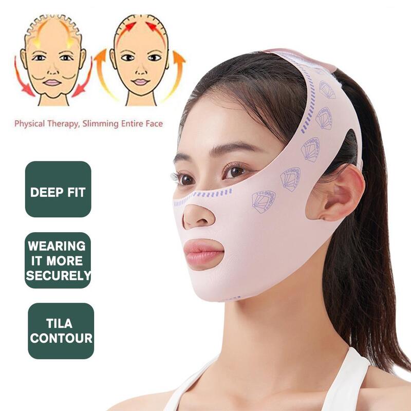 Nieuw Ontwerp Chin Up Masker V Line Vormgeving Gezichtsmaskers Face Sculpting Slaapmasker Gezichts Afslankband Face Lifting Riem