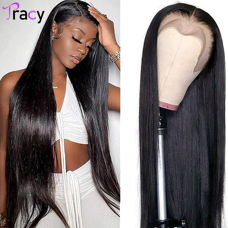 Clearance Sale TRACY Straight Lace Front Wigs Human Hair 13x6 13x4 HD Transparent Lace Front Human Hair Wigs for Black Women