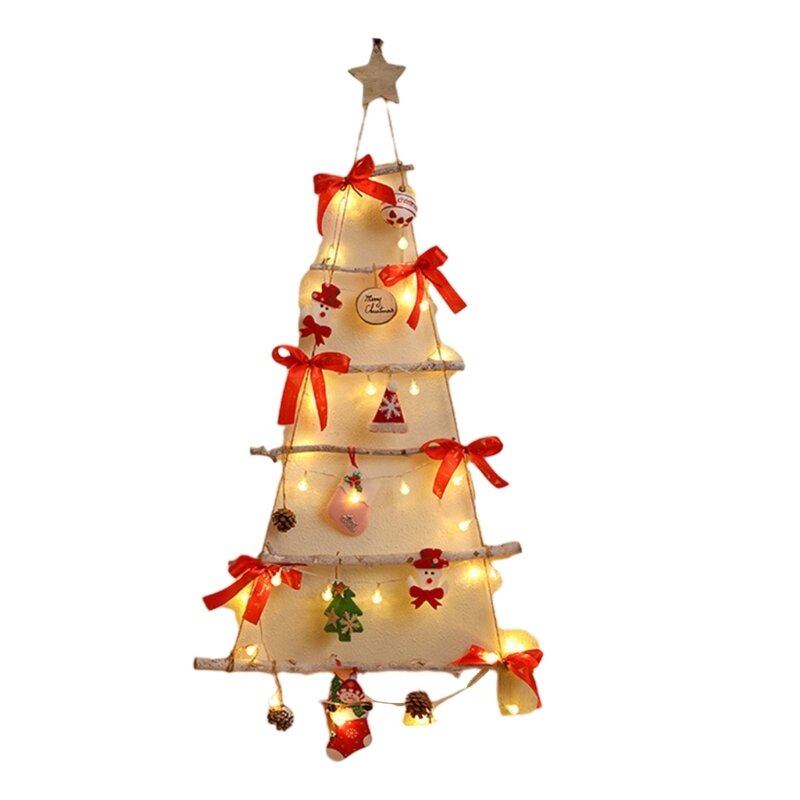 Kerstboomversiering DIY-kerstboomknutsel voor thuis of op werkplek