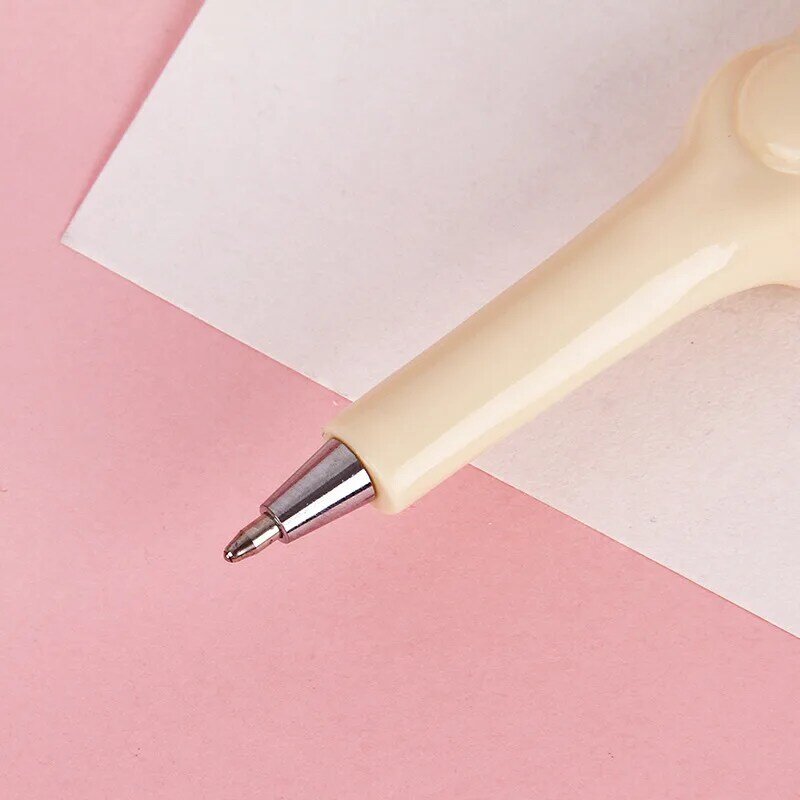 5 buah pena bola tulang perlengkapan menulis pena bentuk tulang pena pulpen perlengkapan sekolah hadiah kreatif baru tinta hitam