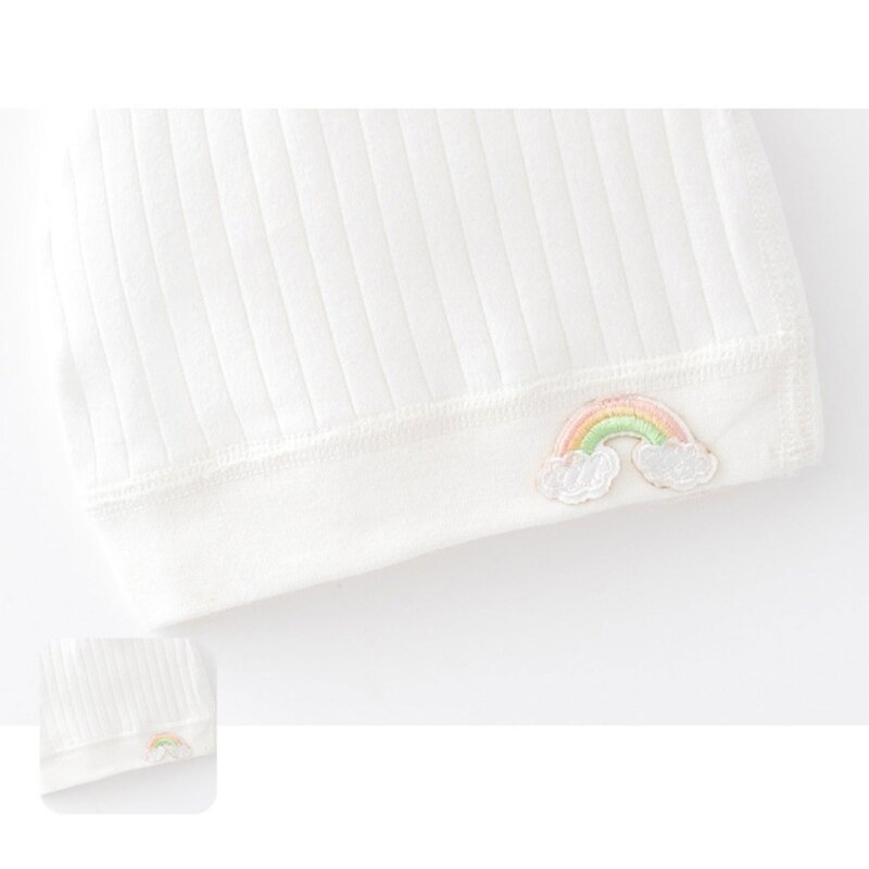 Cuffia per bambini elegante e protettiva in morbido cotone, adatta per 0-6 mesi