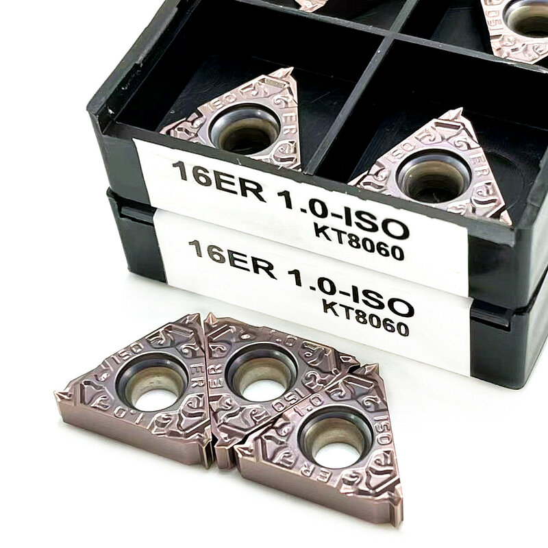 Резьба 16ER 1,0 ISO 1,25 1,5 1,75 2,0 2,5 ISO 16ER высококачественные токарные инструменты для резьбы из карбида вольфрама вставка токарный станок