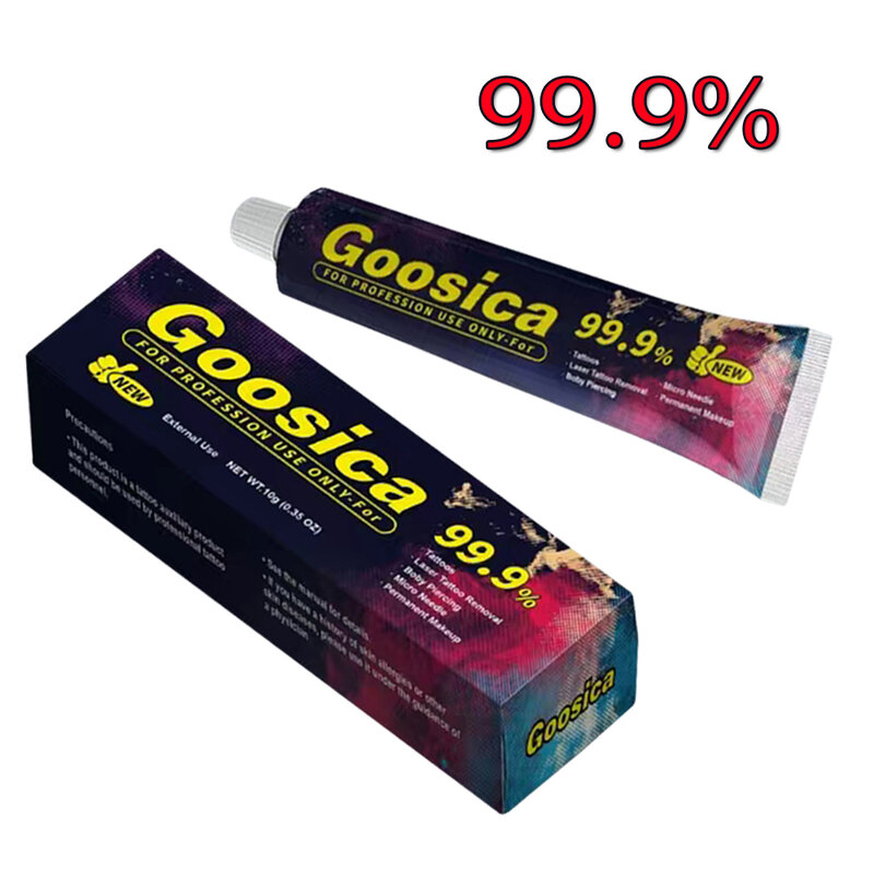 New Arrival 99.9% Goosica Tattoo Cream Before Permanent Makeup Microblading Eyebrow Lips 10g
